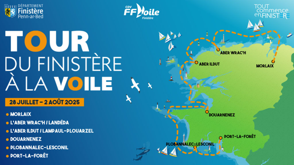 Tour du Finistère à la Voile 2025